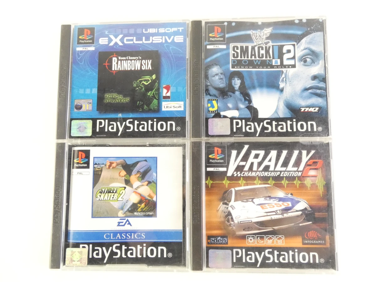 Lot van 12 originele PlayStation 1 - PS1 - PAL-games - foto 2