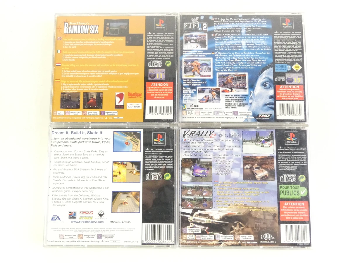 Lot van 12 originele PlayStation 1 - PS1 - PAL-games - foto 3