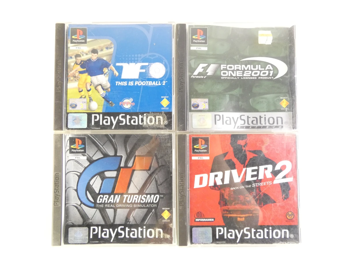 Lot van 12 originele PlayStation 1 - PS1 - PAL-games - foto 5
