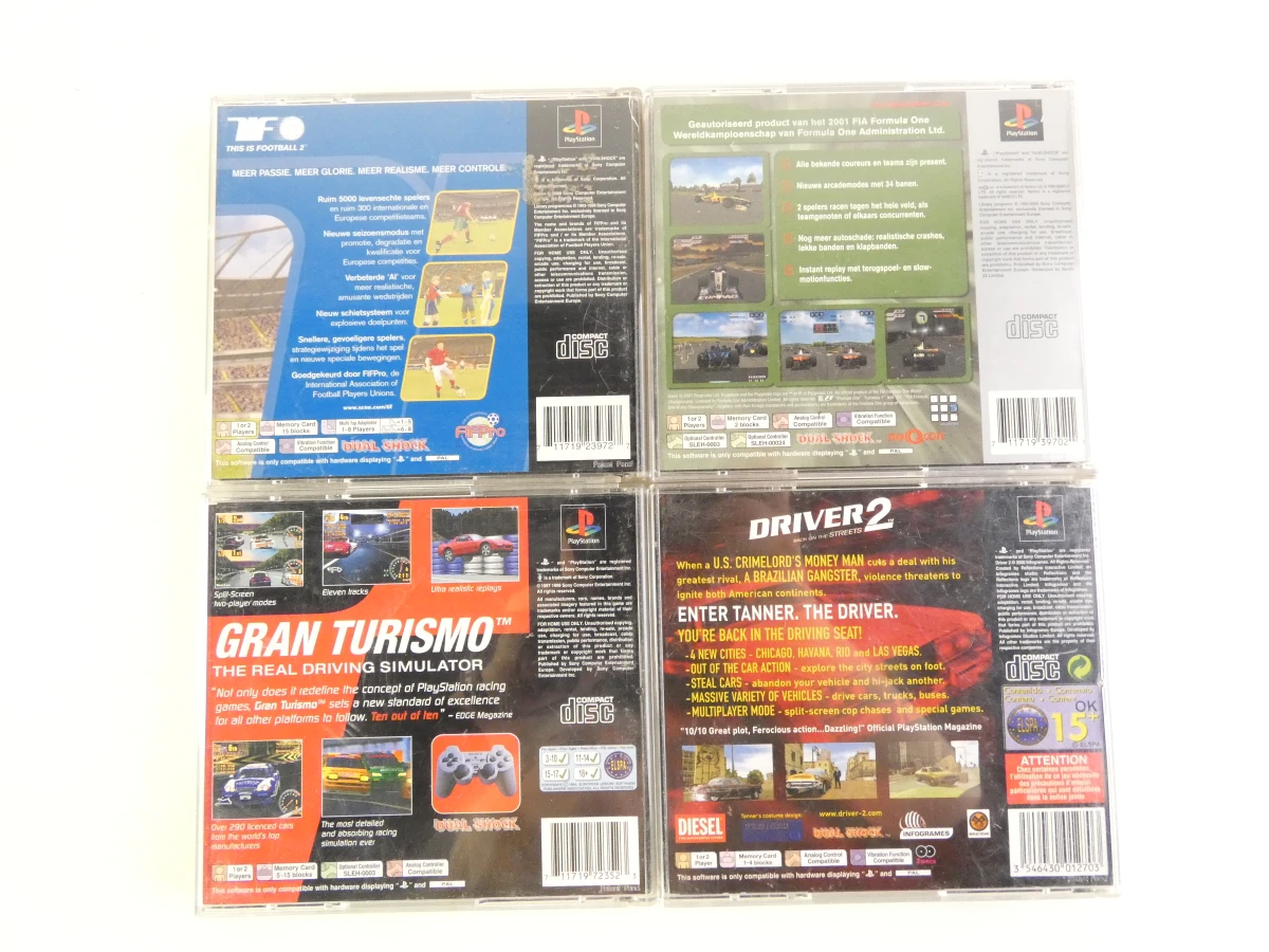 Lot van 12 originele PlayStation 1 - PS1 - PAL-games - foto 6