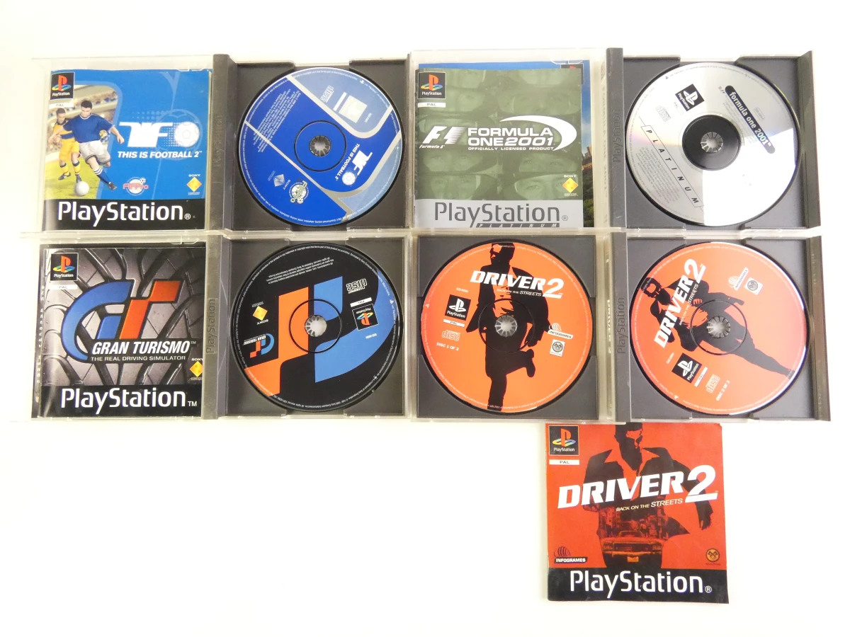 Lot van 12 originele PlayStation 1 - PS1 - PAL-games - foto 9