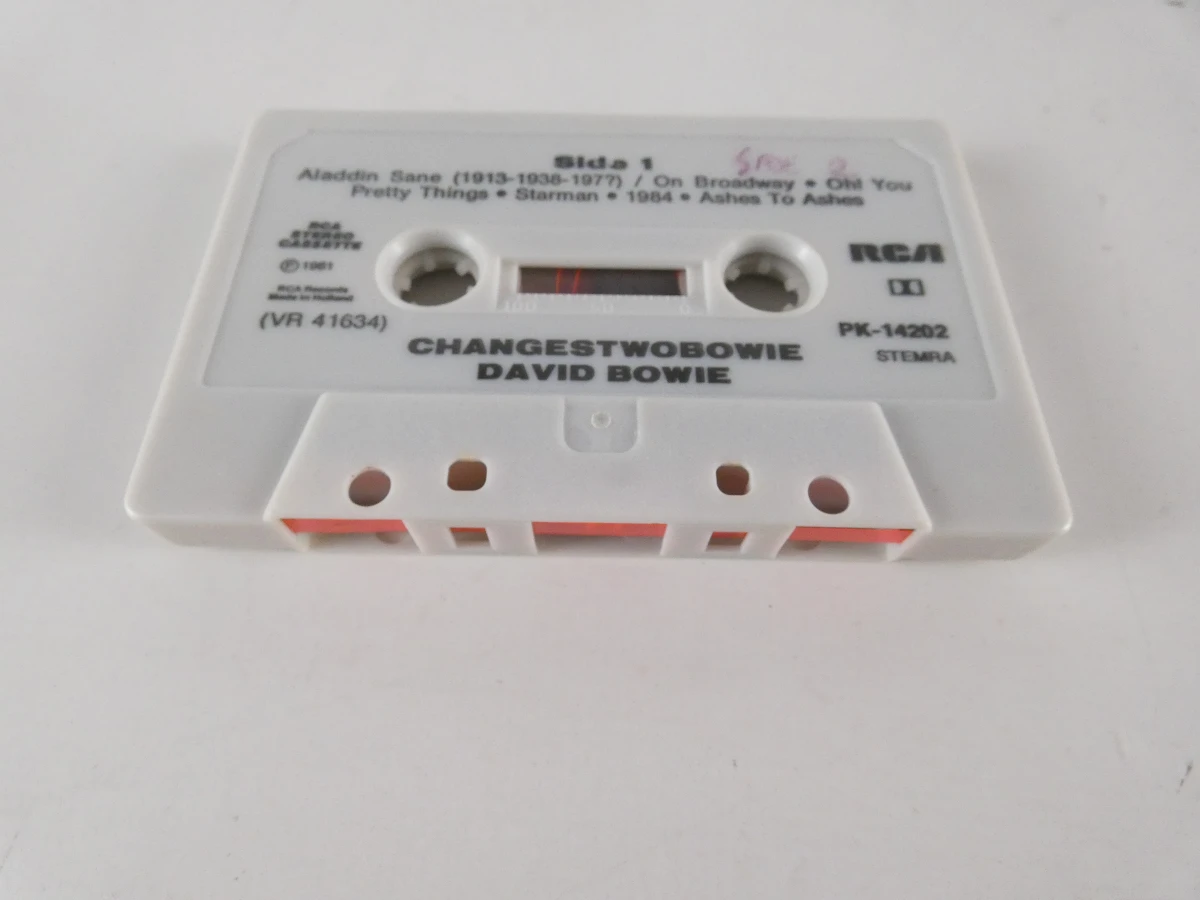 Twee iconische vintage muziekcassettes - David Bowie & Blondie - foto 6