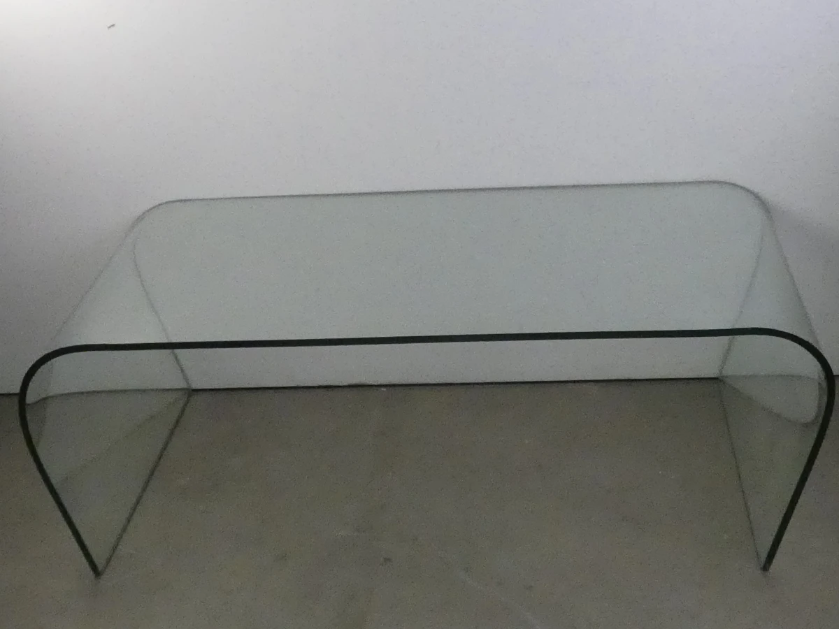 Salontafel van gebogen glas uit één stuk - foto 4
