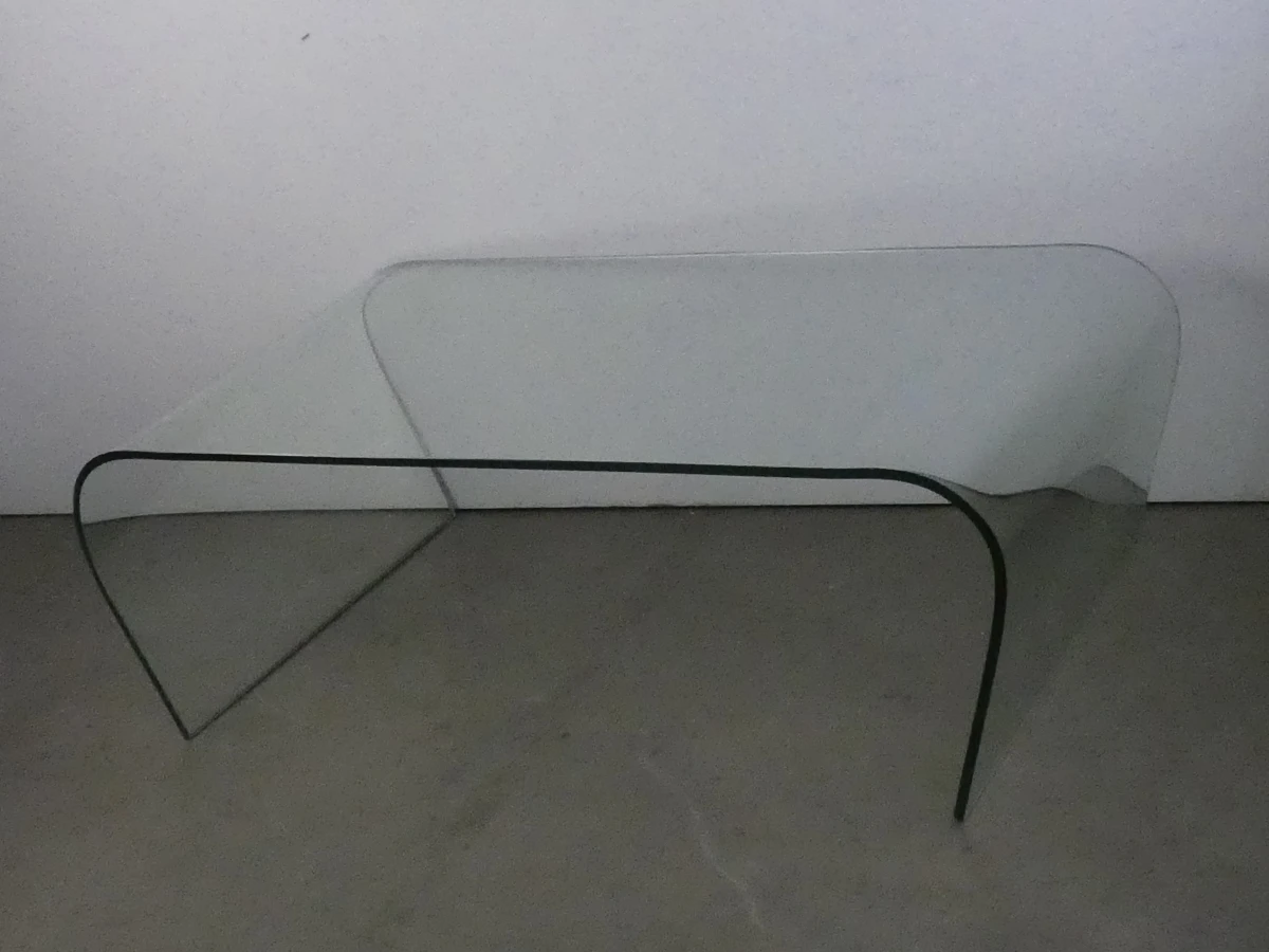 Salontafel van gebogen glas uit één stuk - foto 8