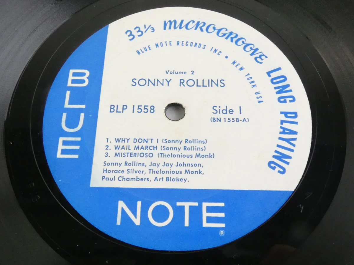 Jazz vinyl Sonny Rollins Blue Note 1558 Vol. 2 - foto 11
