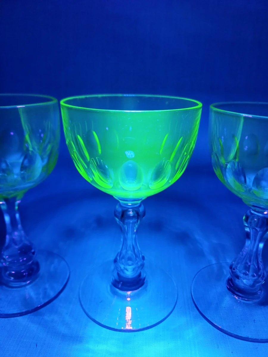 5 kristallen uranium glazen - foto 2