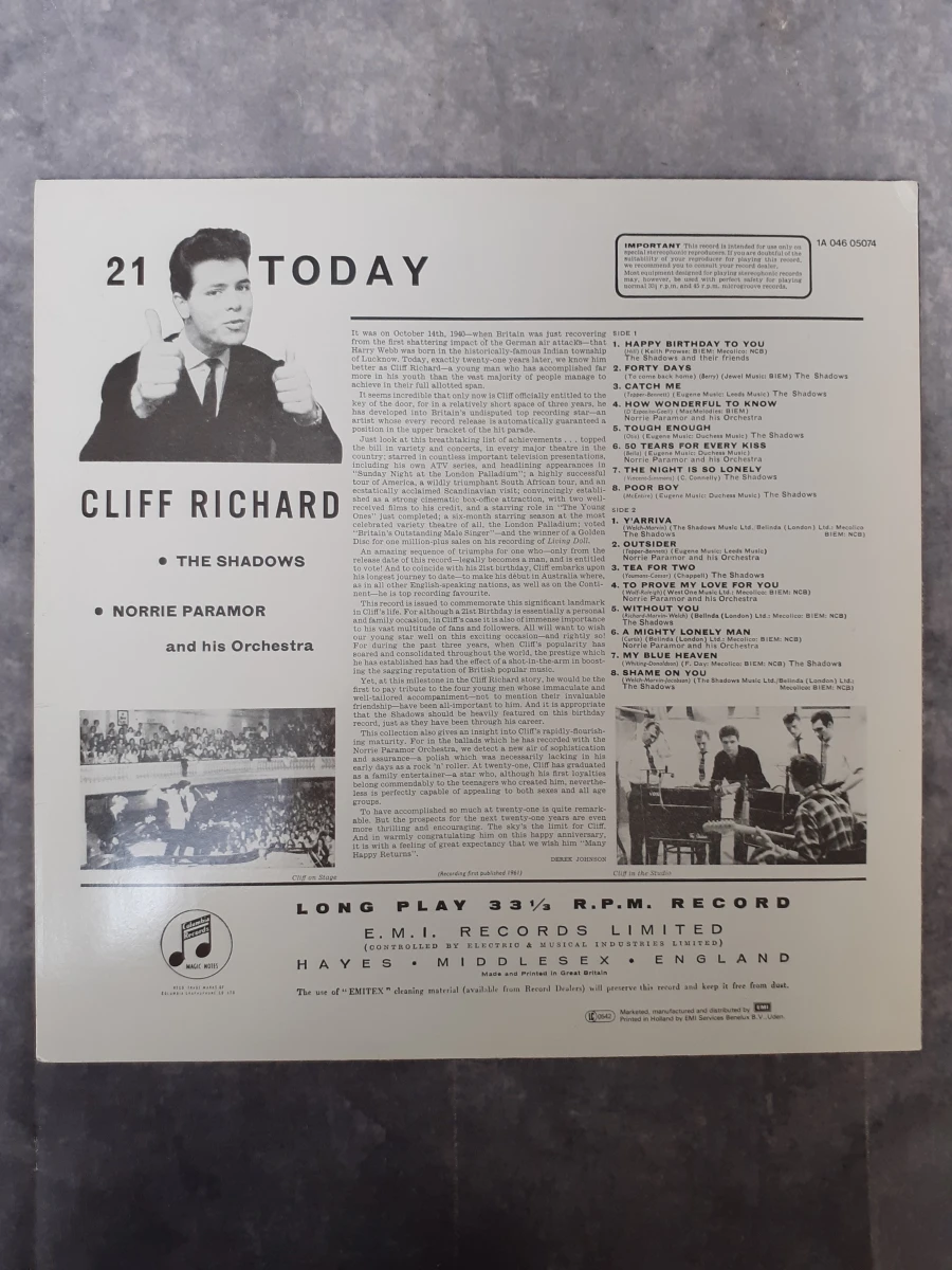 Vinyl: Duo van Cliff Richard albums - foto 3