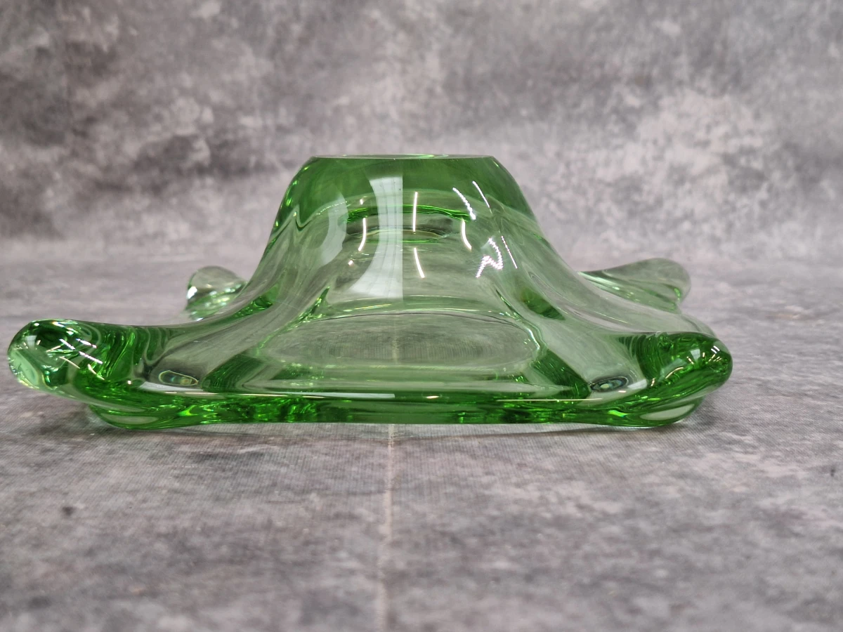 Set van 4 vintage Mid-Century Modern glazen schalen in Murano-stijl en Boheemse stijl - foto 24