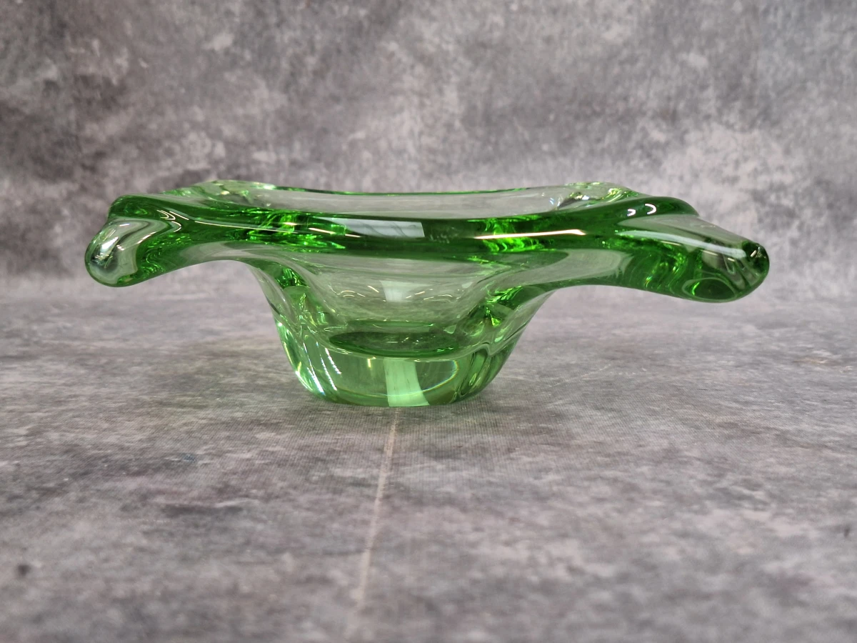 Set van 4 vintage Mid-Century Modern glazen schalen in Murano-stijl en Boheemse stijl - foto 23
