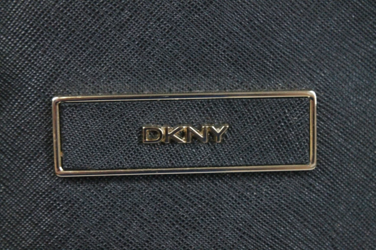 Zwarte leren Dome Satchel - DKNY - foto 5