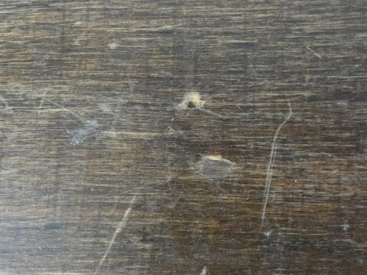 Houten vintage naaikist met uitschuifbare laden - foto 18