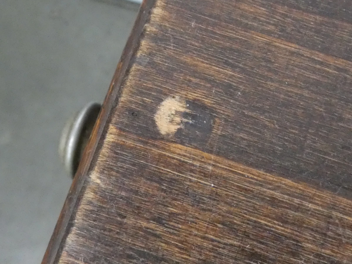 Houten vintage naaikist met uitschuifbare laden - foto 19