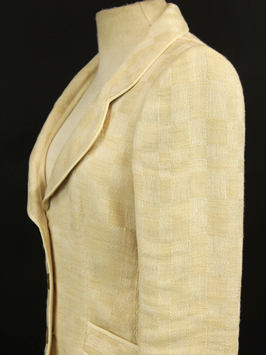 Armani Collezioni - elegante ecru blazer in katoen/linnen - Made in Italy - foto 5