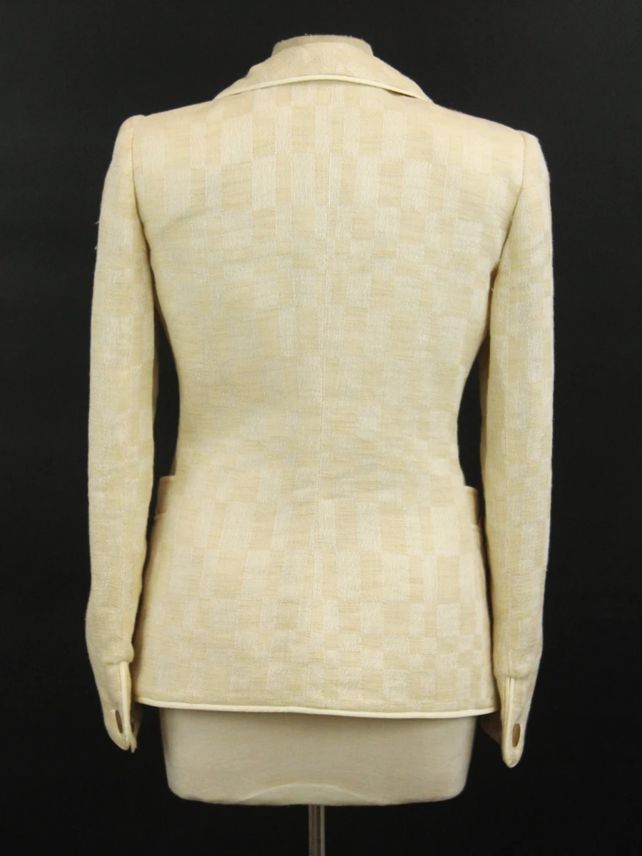 Armani Collezioni - elegante ecru blazer in katoen/linnen - Made in Italy - foto 7