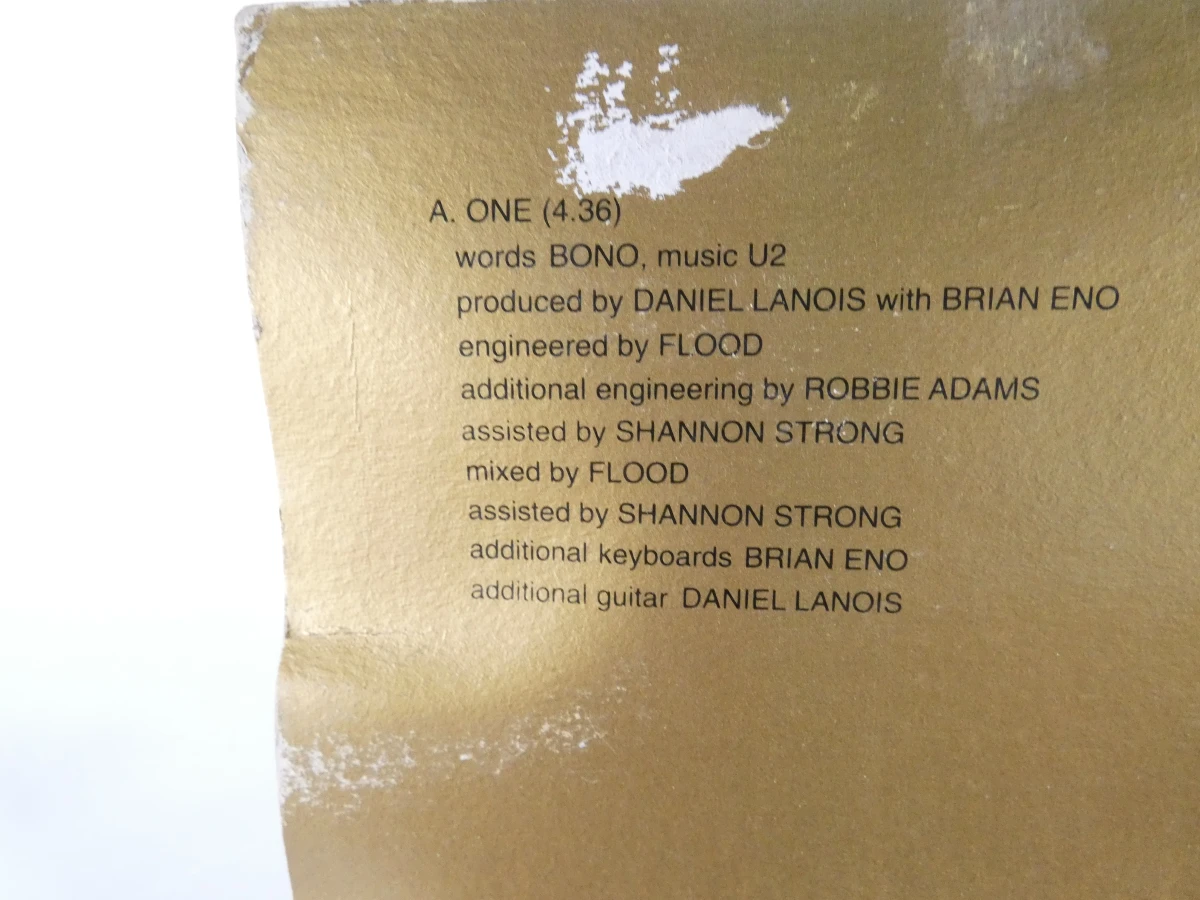 U2 LP – One (1992) - foto 5