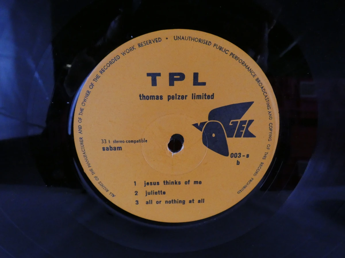 LP Thomas Pelzer Limited TPL vinylplaat met hoes - foto 8