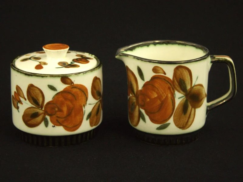 Vintage Boch La Louvière koffieservies - decor Argenteuil - België jaren ’70 - foto 6