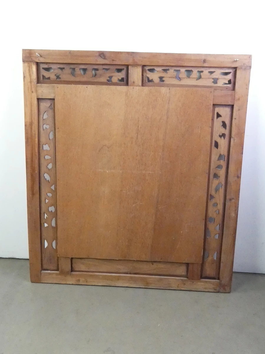 Houten spiegel met decoratief raamwerk - foto 7