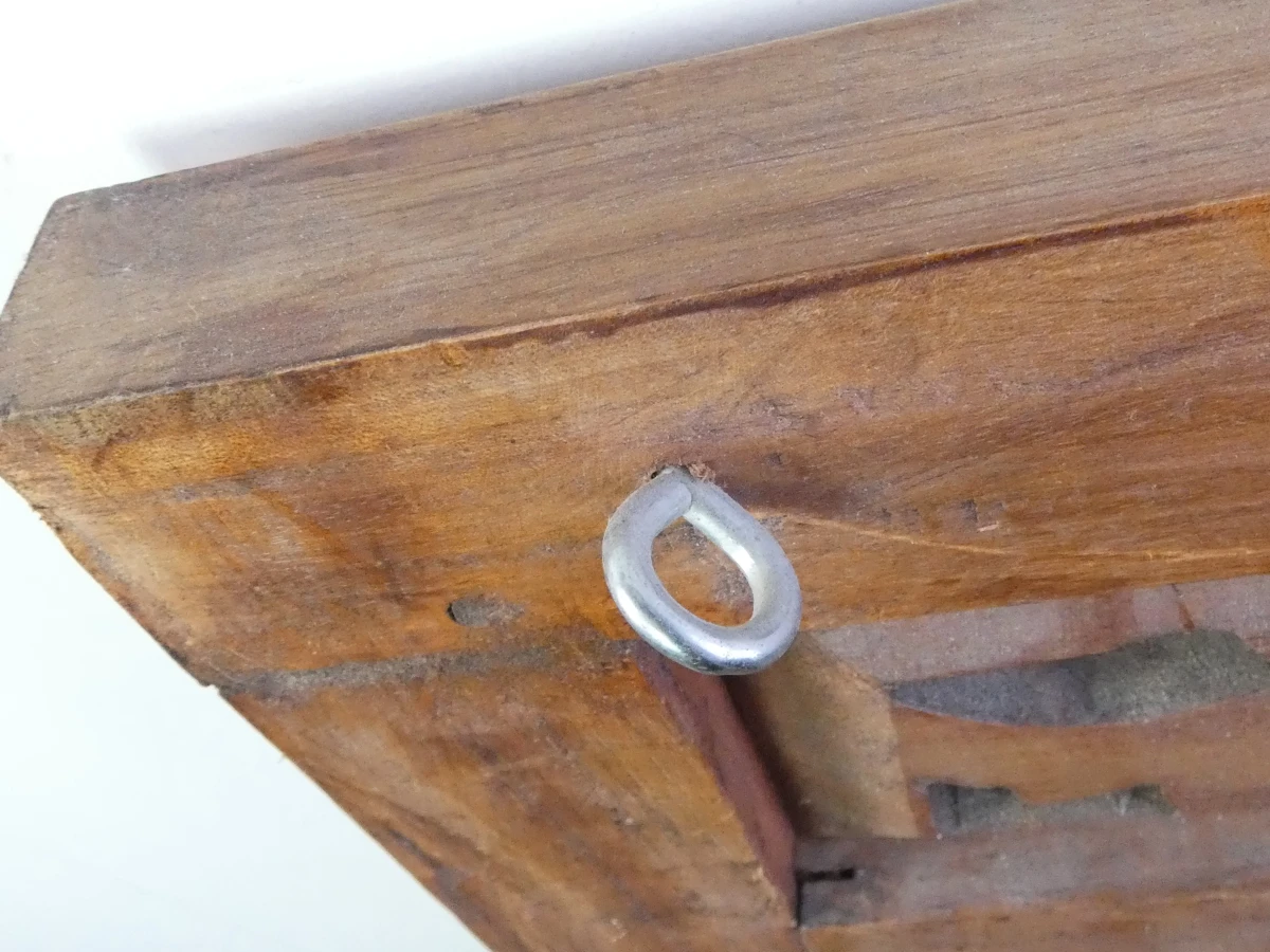 Houten spiegel met decoratief raamwerk - foto 9