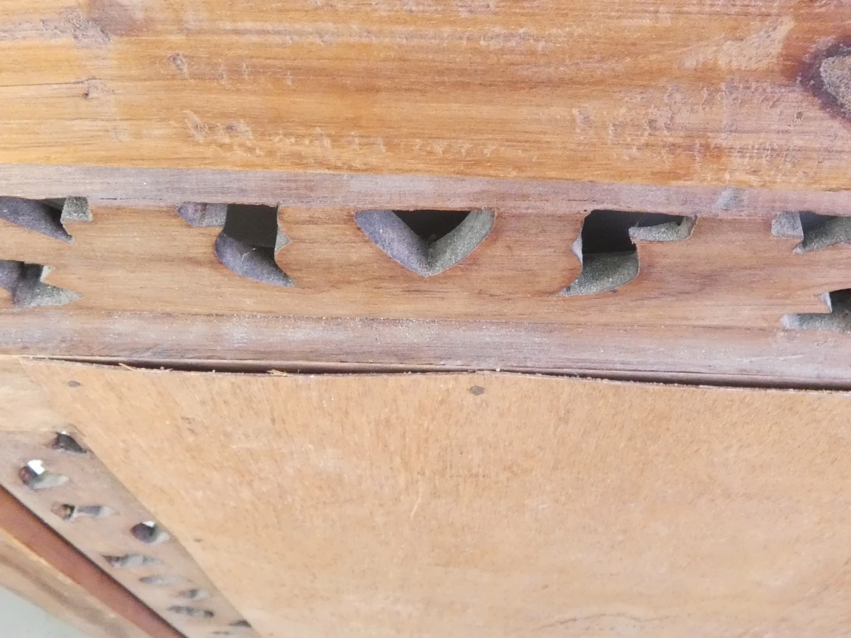 Houten spiegel met decoratief raamwerk - foto 11