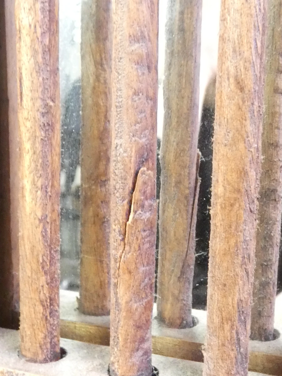Houten spiegel met decoratief raamwerk - foto 14