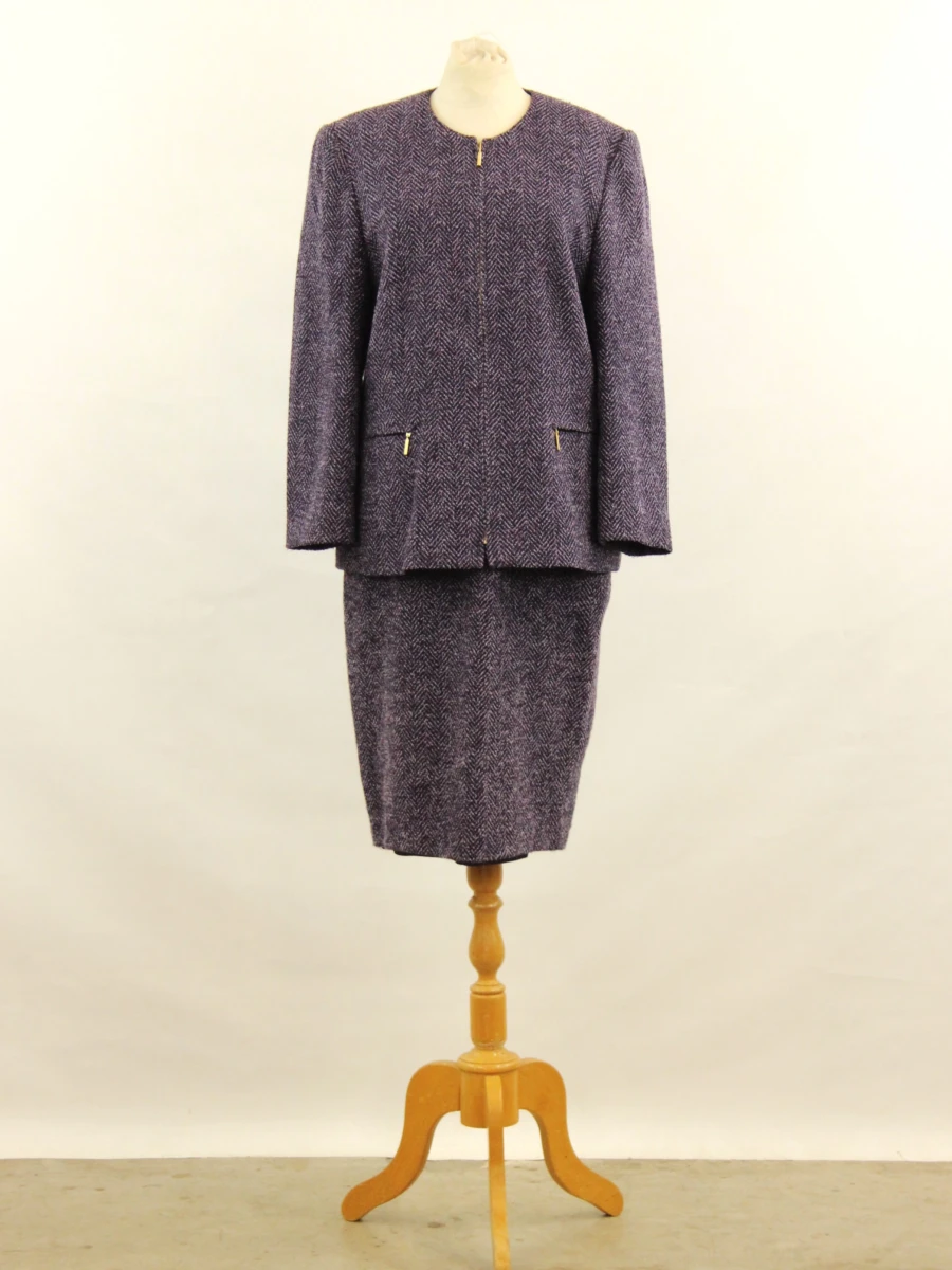 Basler damesensemble - vest en rok uit wolmix - foto 2