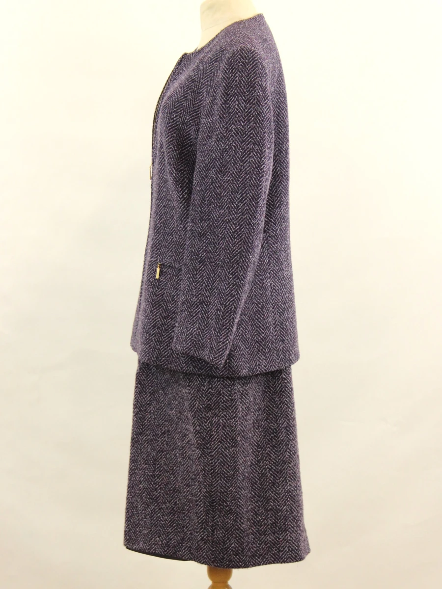 Basler damesensemble - vest en rok uit wolmix - foto 6