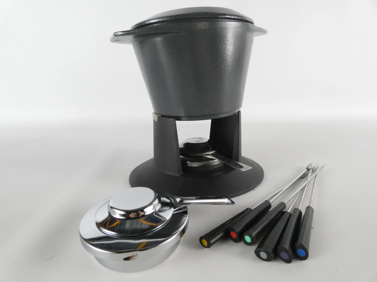 Le Creuset gietijzeren fondueset - foto 2
