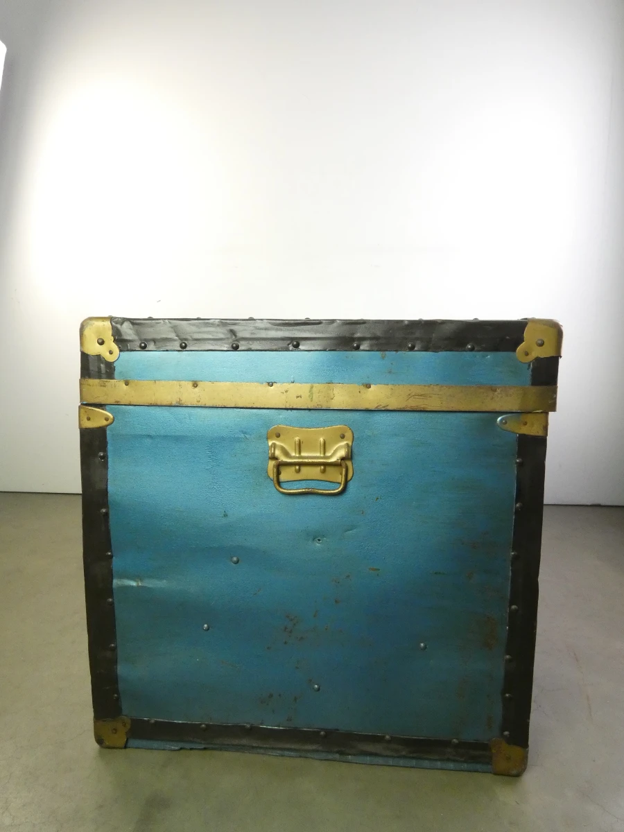 Grote vintage reiskoffer / kist in verschillende kleuren - foto 15