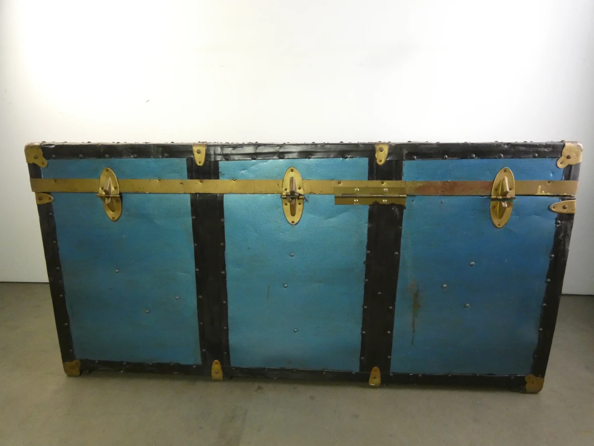 Grote vintage reiskoffer / kist in verschillende kleuren - foto 17