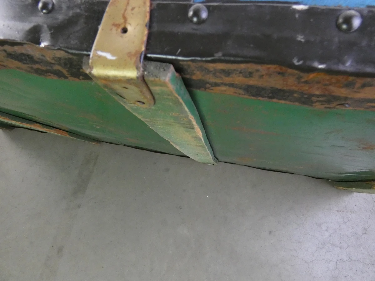 Grote vintage reiskoffer / kist in verschillende kleuren - foto 28