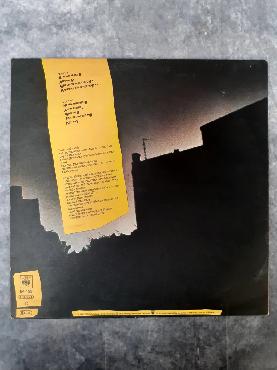 Vinyl: Nina Hagen Band - Unbehagen - foto 2