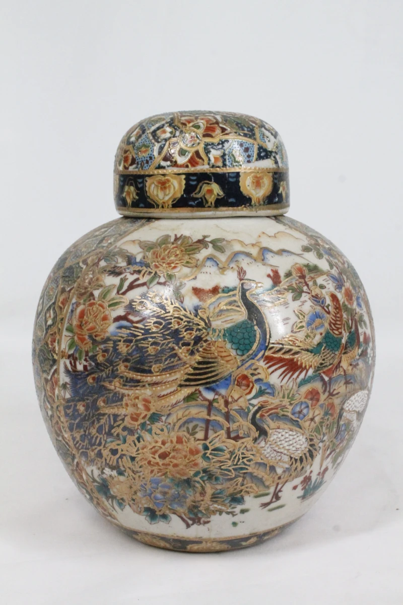 Vintage Japanse Satsuma gemberpot - foto 2