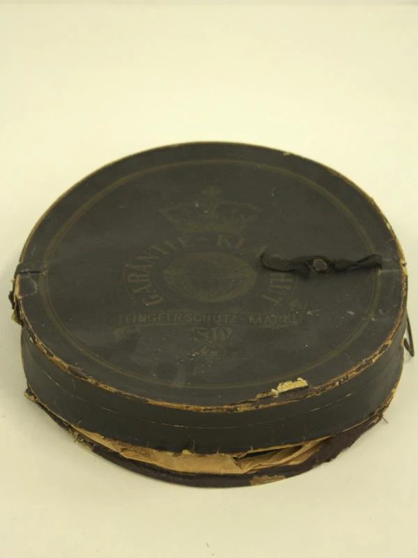 Antieke klaphoed / chapeau claque - opvouwbare hoge hoed - ca. 1900 met originele doos - foto 10