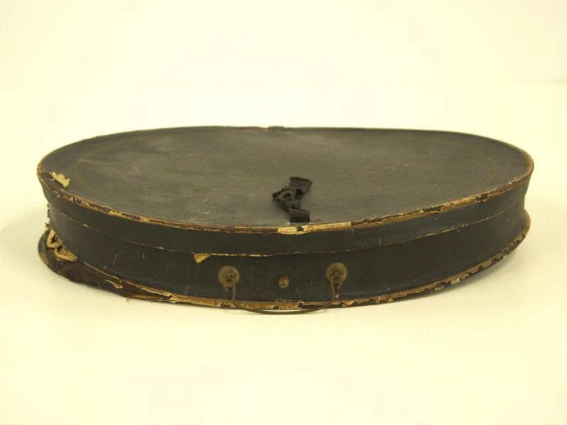 Antieke klaphoed / chapeau claque - opvouwbare hoge hoed - ca. 1900 met originele doos - foto 12