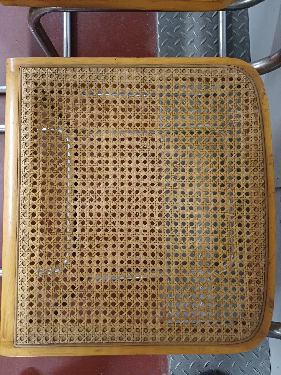 Set van 4 vintage Cesca-stoelen - foto 16