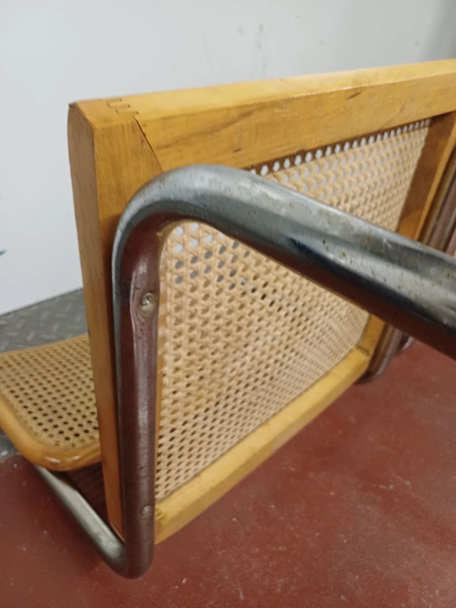 Set van 4 vintage Cesca-stoelen - foto 8