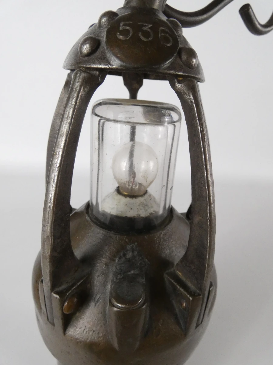 Vintage elektrische mijnwerkerslamp - foto 2