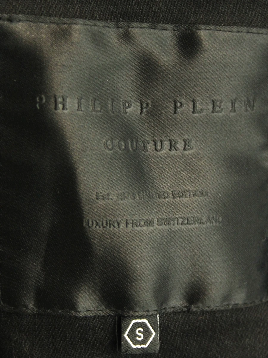 Philipp Plein Couture zwarte jeansvest - Crystal Skull - foto 8