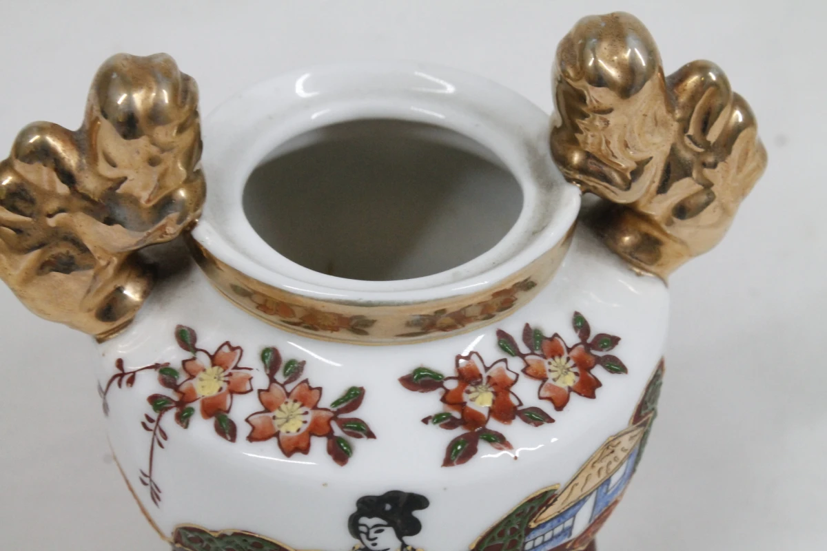 Decoratief Japans porseleinen wierrookpotje - foto 5