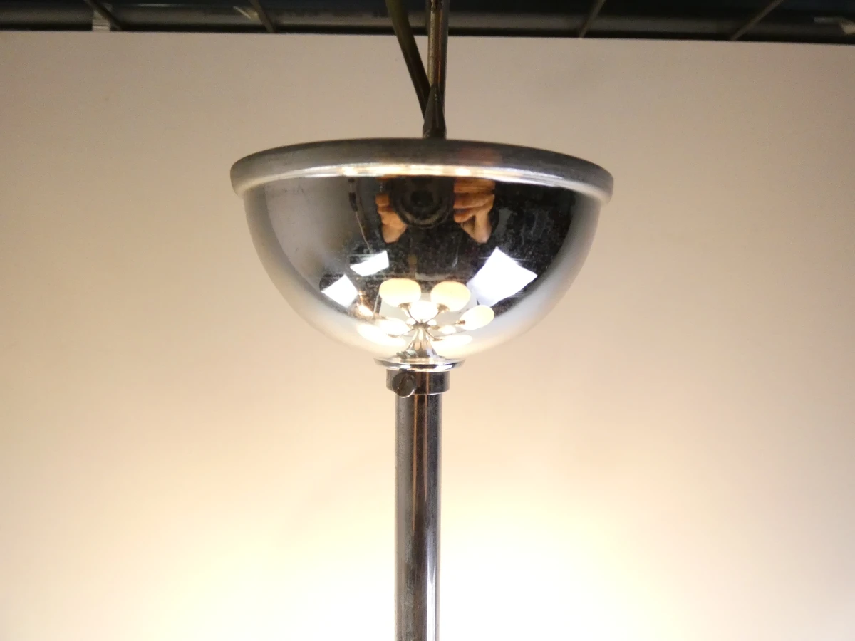 Moderne hanglamp met witte glazen bollen - foto 3