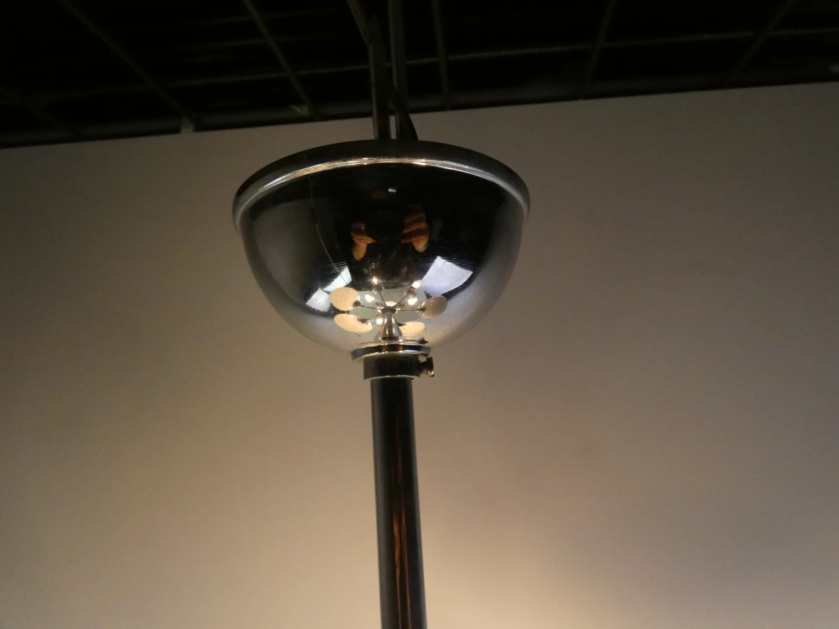 Moderne hanglamp met witte glazen bollen - foto 9