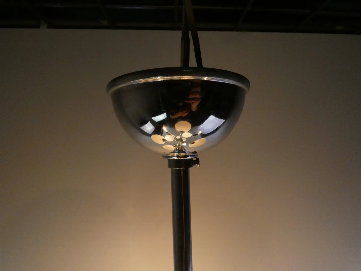 Moderne hanglamp met witte glazen bollen - foto 5