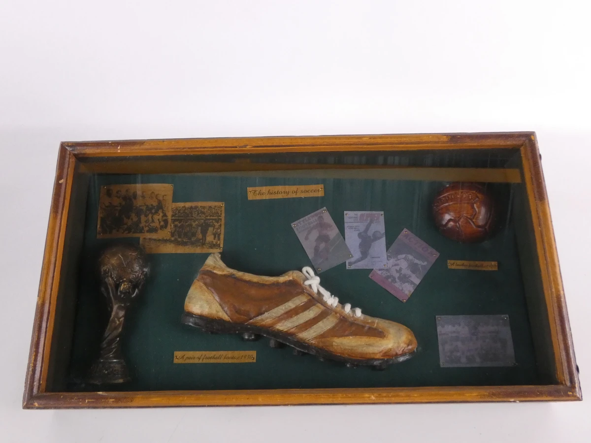 Decoratieve set van 7 ingelijste 3D-sportcollages - foto 2