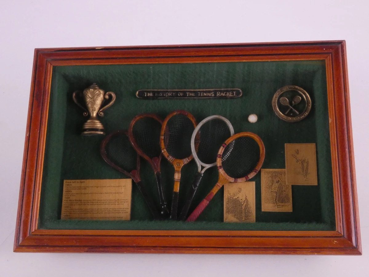 Decoratieve set van 7 ingelijste 3D-sportcollages - foto 6
