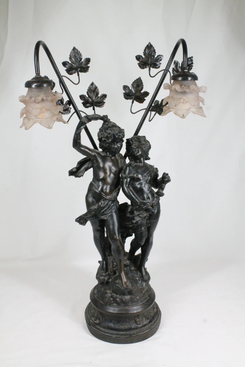 Klassieke Art Nouveau-stijl tafellamp - foto 2