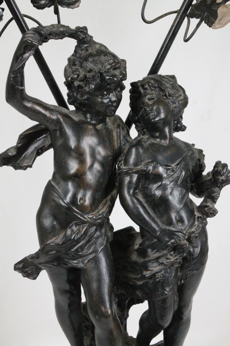 Klassieke Art Nouveau-stijl tafellamp - foto 3