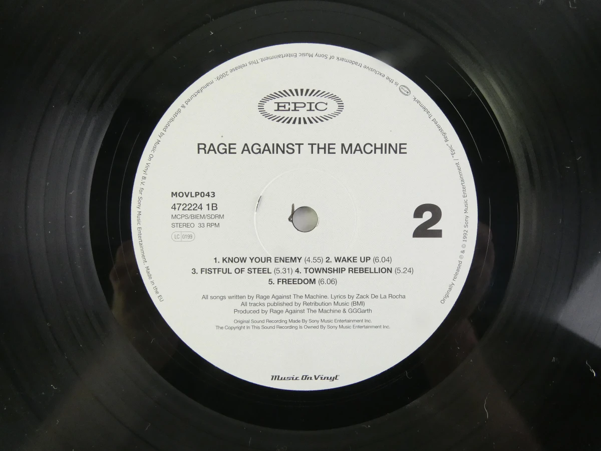 Rage Against The Machine - Rage Against The Machine (LP) - foto 11
