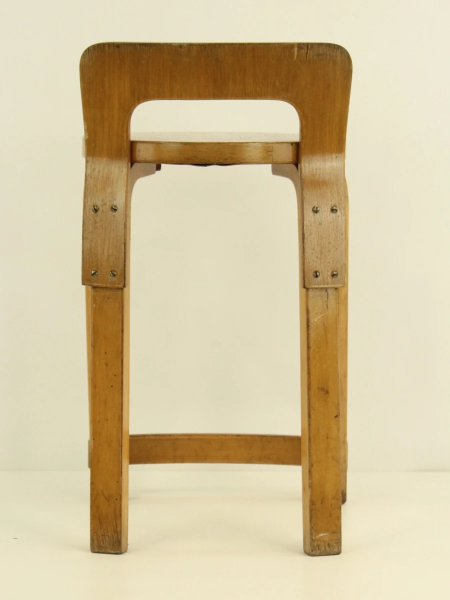 Alvar Aalto voor Artek - Chair K65 - berkenhout - design 1935 - foto 7