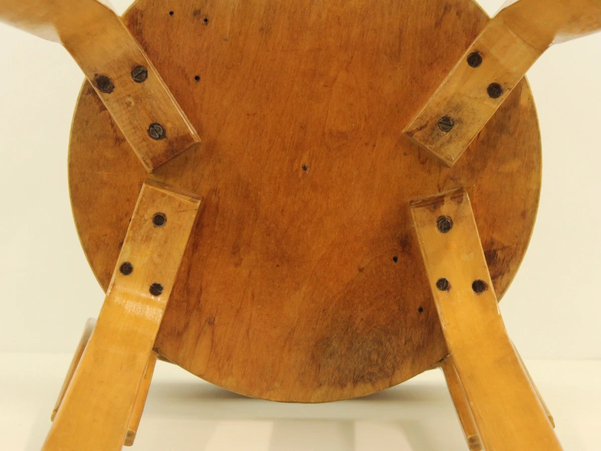 Alvar Aalto voor Artek - Chair K65 - berkenhout - design 1935 - foto 9